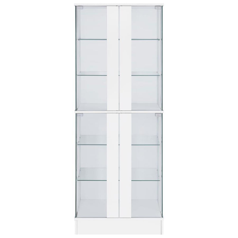 Cabra - 4-door LED Curio Display Cabinet