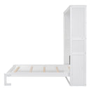 Murphy Wall Bed With Shelves, Space Saving
