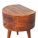 Odyssey - Tripod Bedside Table - Chestnut