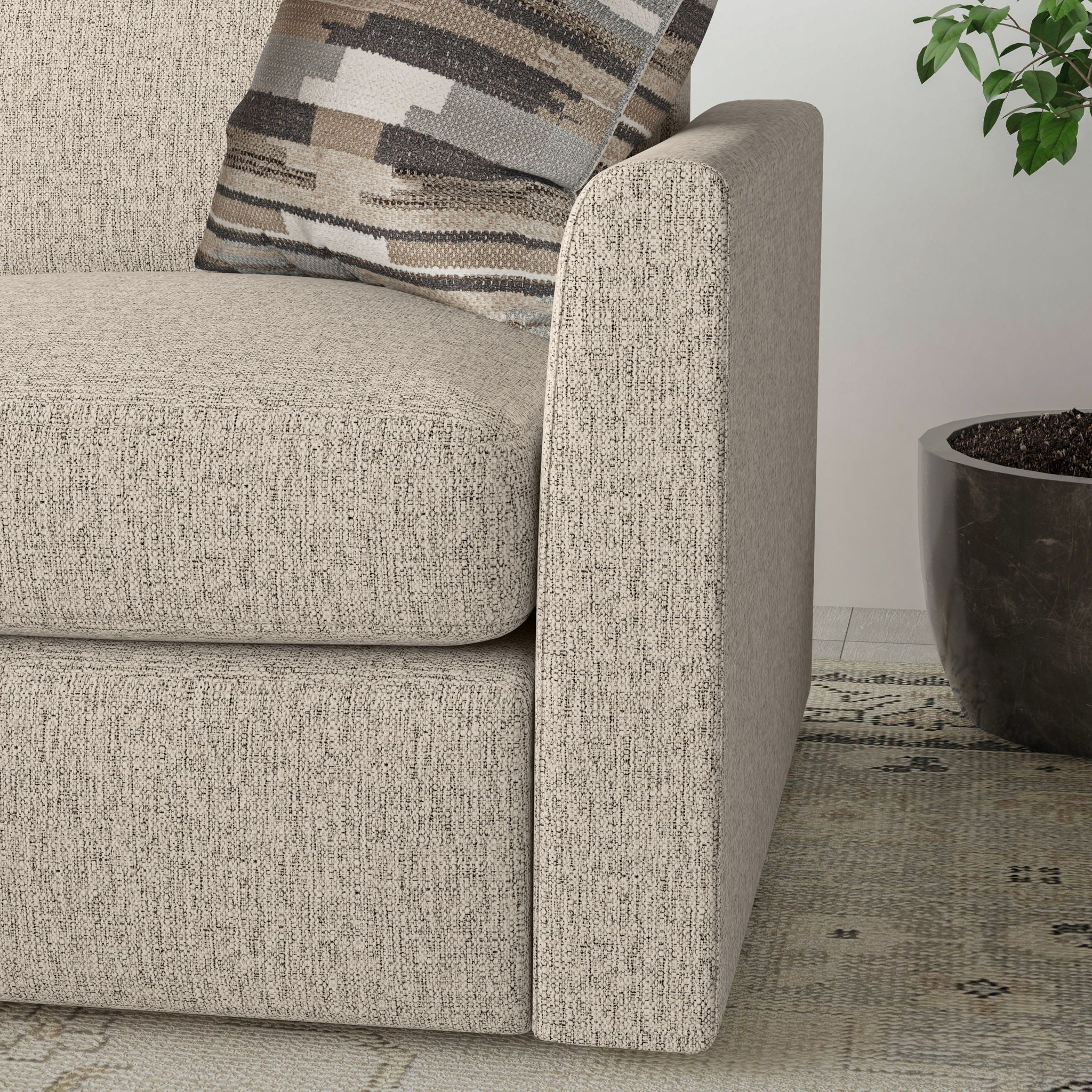 Sky - Fabric Loveseat