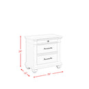 Slater - 3-Drawer Nightstand With Usb Ports