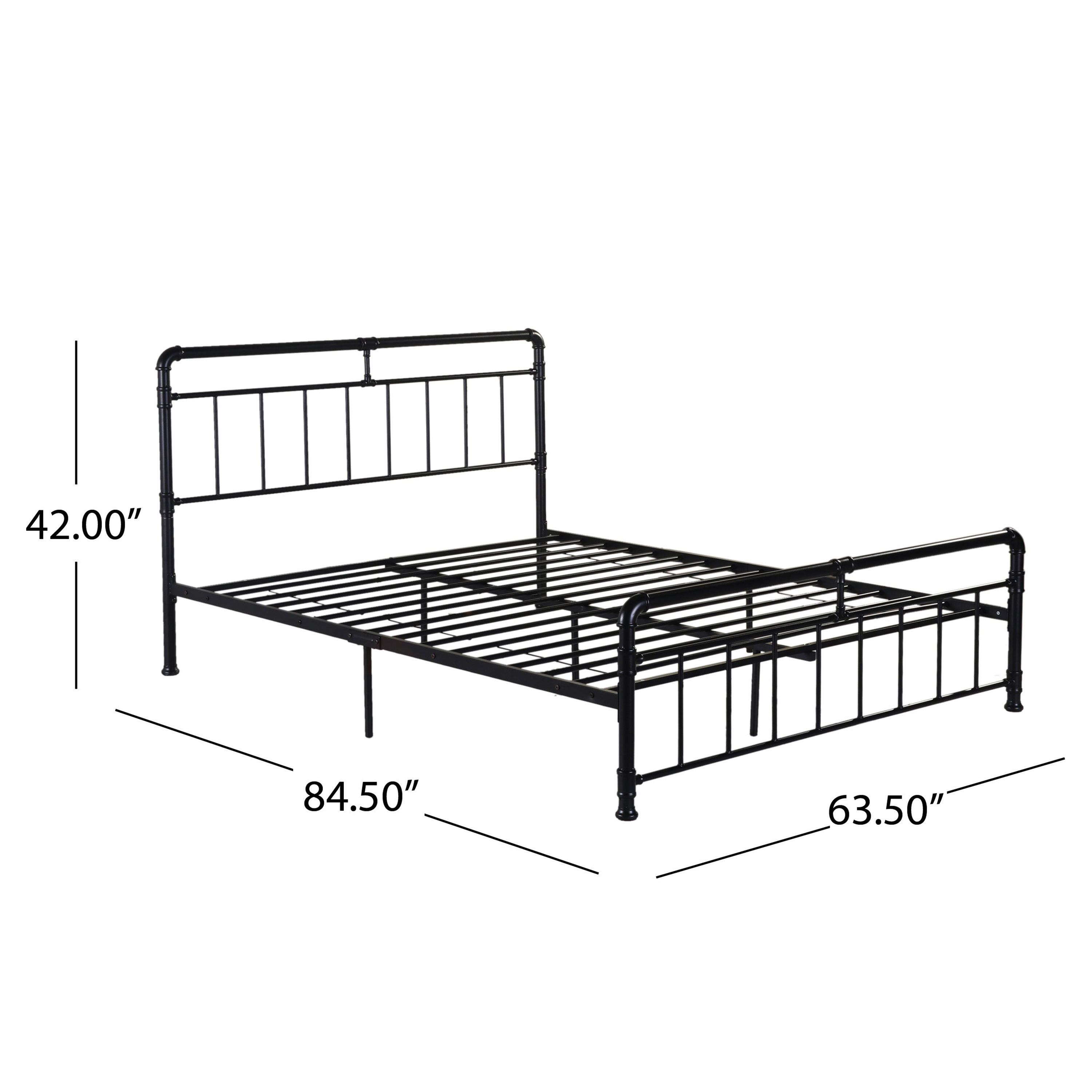 QUEEN SIZE METAL BED - Atlantic Fine Furniture Melbourne FL