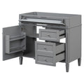 Bathroom Vanity Without Top Sink, Modern Bathroom Storage Cabinet With 2 Drawers And A Tip-Out Drawer