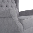Sheila - Contemporary Fabric Tufted Wingback Rocking Chair