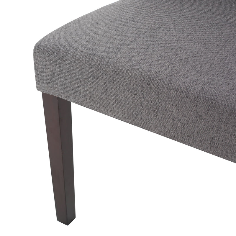 High Back Dining Chair With Wingback Design (Set of 2)