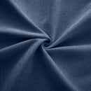 Contemporary Elegant White Chenille Sofa With Storage And Ottoman