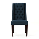 Sophisticated Tufted Dining Chair With High Back Design
