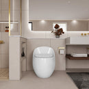Modern Egg Shape Toilet 1.28 Gpf Single Flush Ceramic
