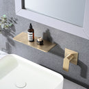 Modern Stainless Steel Waterfall Bathroom Sink Faucet With Single Handle Wall Mount