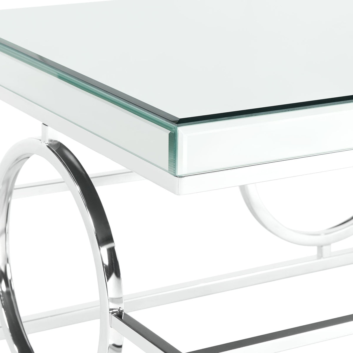 Pearl Occasional Table Set in Silver by Elements International, view 7