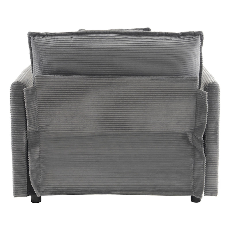 Modern Modular Sofa With Side Storage Pockets For Living Room