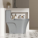 1 Piece Toilet With Dual Flush And Soft Closing Seat