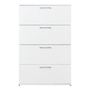 Bliss - Glossy 4 Drawer Jumbo Chest With Extra Deep Storage