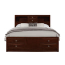 Lucille - Bed With Storage And Bookcase Headboard