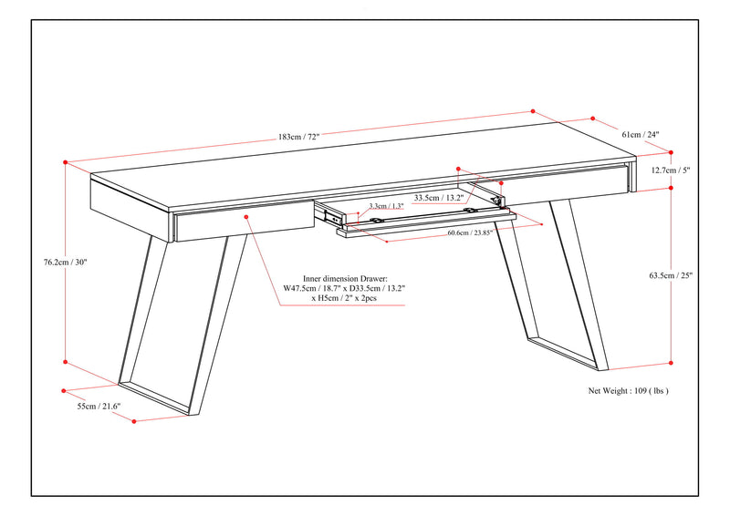 Lowry - Handcrafted Desk