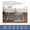 Stainless Steel Drop In Kitchen Sink, Topmount