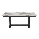 Panda - Dining Table And Trestle Base - Black