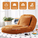 Contemporary Folding Sofa Chair With 5 Adjustable Positions For Gaming, Meditation, And Relaxation