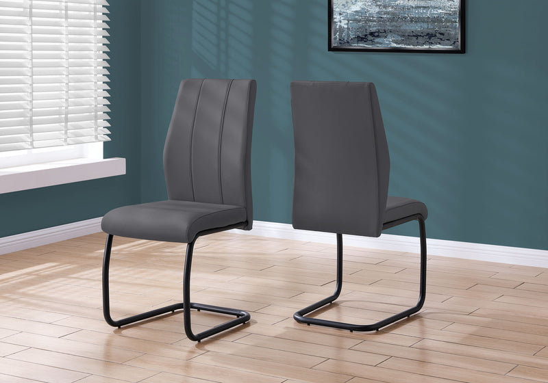 Dining Chair, Side, Upholstered For Dining Room, Contemporary & Modern (Set of 2)