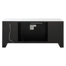 Noralie - 28" TV Stand With Fireplace & LED - Mirrored & Faux Diamonds