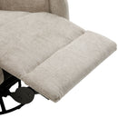 Manual Recliner Massage Chair With Swivel Rocker, 8 Massage Modes, Side Storage Pocket