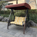 2 Piece High Back Patio Chair Cushion Set, Tufted Adirondack And Rocking Chair Cushions