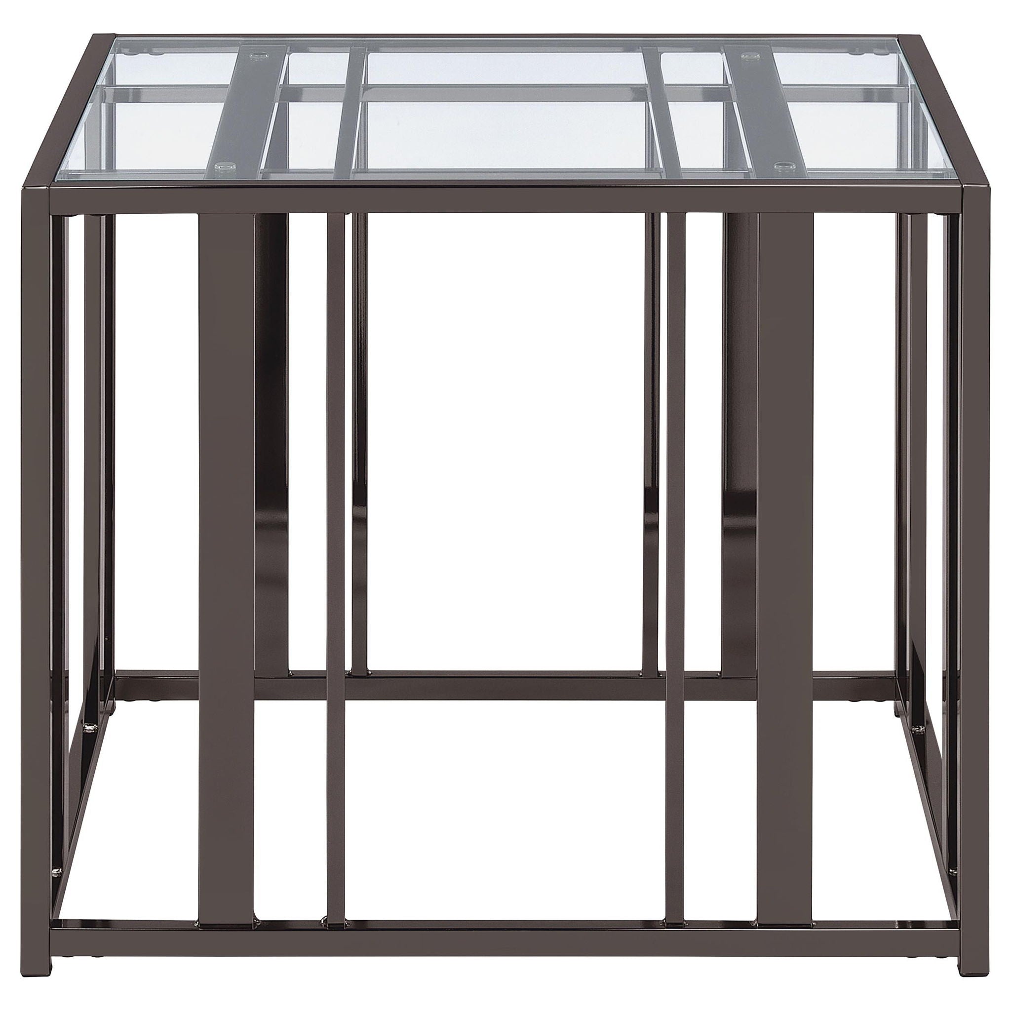 Adri 2-piece Coffee and End Table Set Black Nickel - Atlantic Fine Furniture Melbourne FL