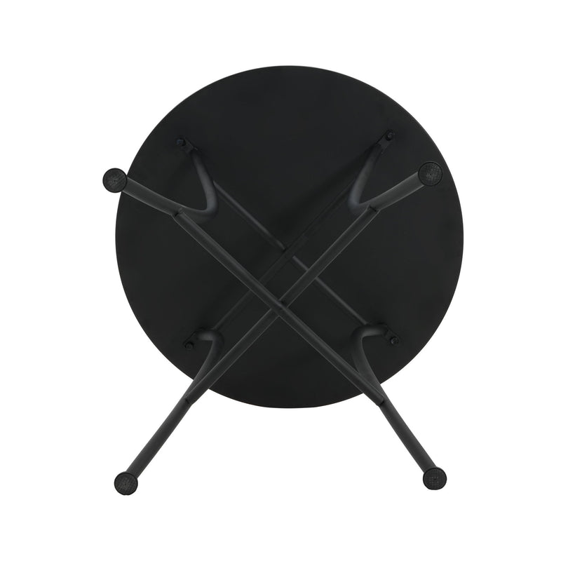 Lambert - Outdoor Chat Set - Black / Red