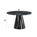 Hollis - Dining Table With Engineered Stone Top - Engineered Stone