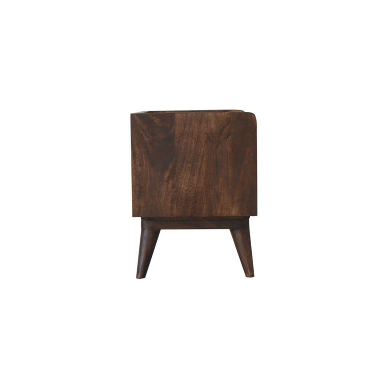 Nordic Storage Bench - Walnut