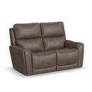 Carter - Power Reclining Loveseat With Power Headrests & Lumbar - Cappuccino