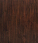 Barton - 5 Piece Round Wood Dining Table Set - Dark Brown