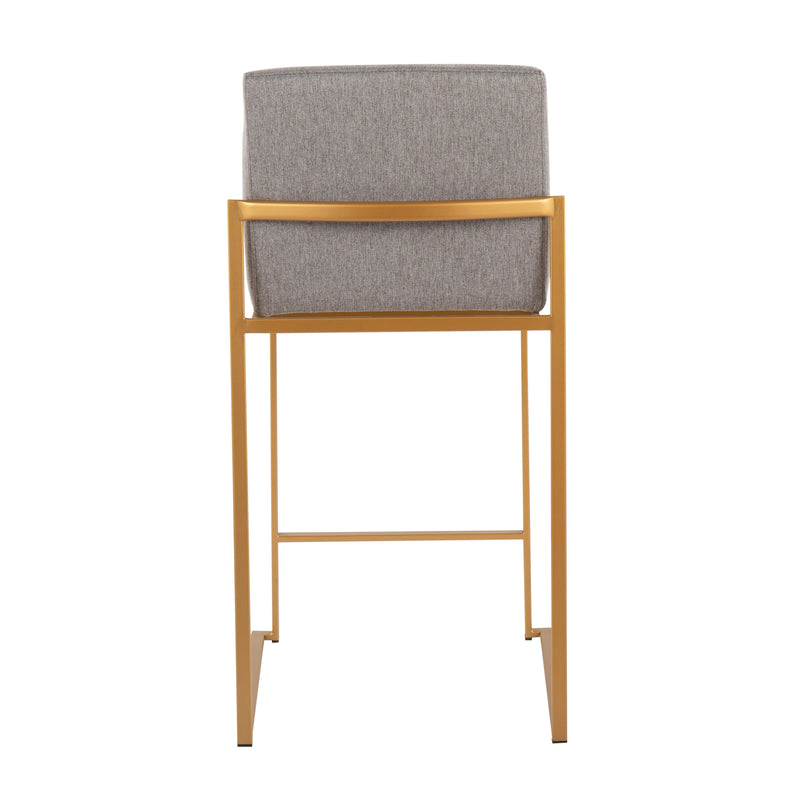 Fuji - Contemporary High Back Stylish Counter Stool