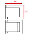 Outdoor Armchairs With Cushions (Set of 2) - Espresso / Gray