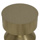 Miller - Side Table - Black / Brass