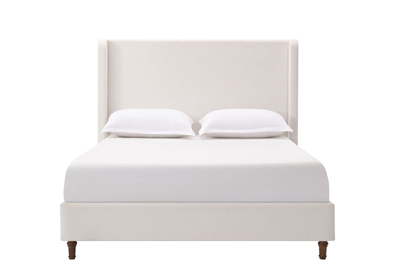 Harper - Tall Headboard Upholstered Bed / High Headboard / Elegant Simplicity / No Box Spring Needed