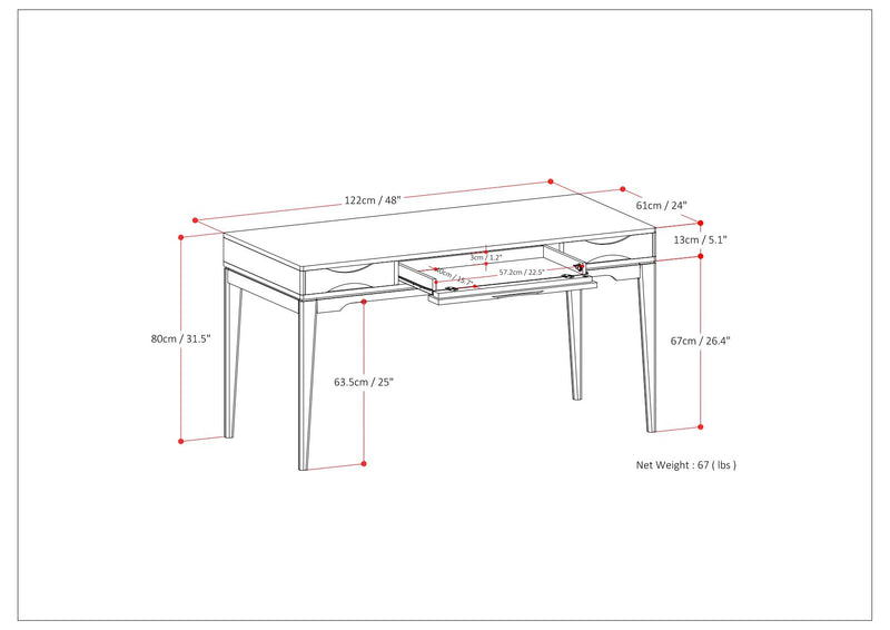 Harper - Handcrafted Desk