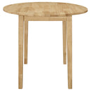 Bucknell - 3 Piece Round Drop Leaf Dining Table Set