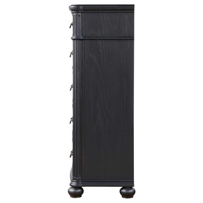 Celina - 5-Drawer Bedroom Chest - Black