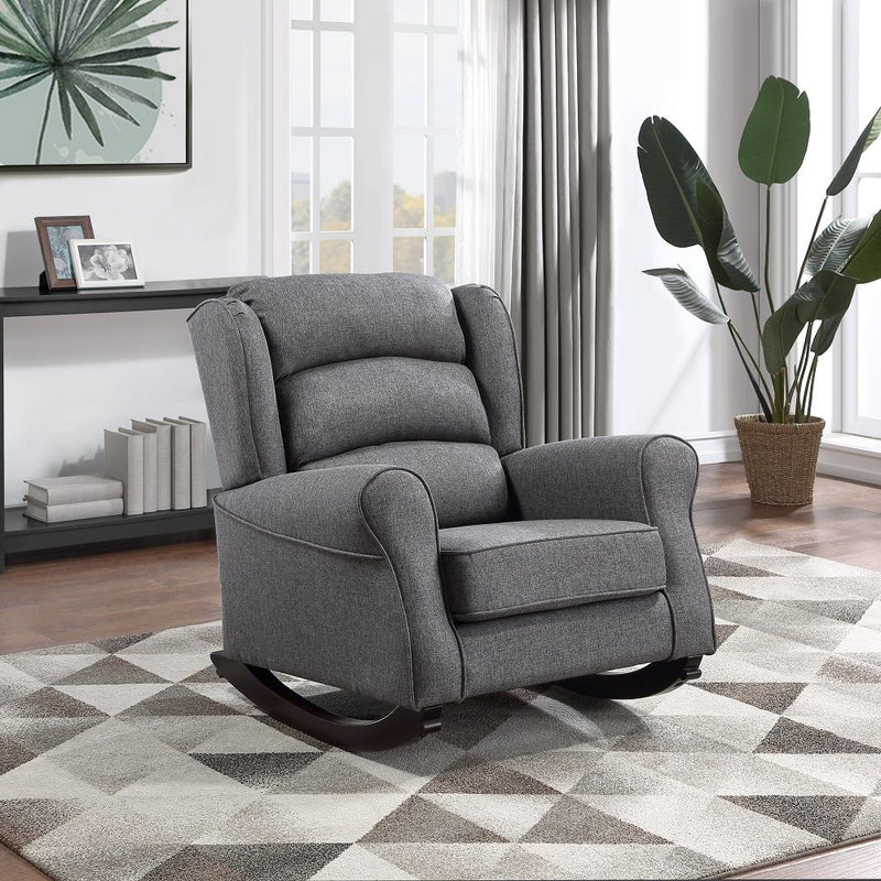 Fabien - Rocking Chair - Gray