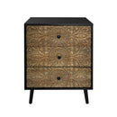 3 Drawer Cabinet, Suitable For Bedroom - Black
