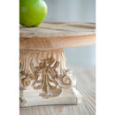 Cake Stand, Cake Plate With Magnesium Base - Cream / Brown