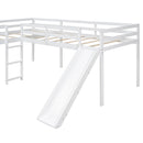 L Shaped Loft Bed With Ladder And Slide