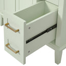 Modern Bathroom Vanity With Ceramic Sink, Soft Close Storage Cabinet