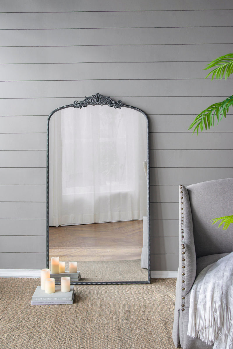 Full Length Mirror, Arched Mirror Hanging Or Leaning Against Wall Large Mirror For Living Room