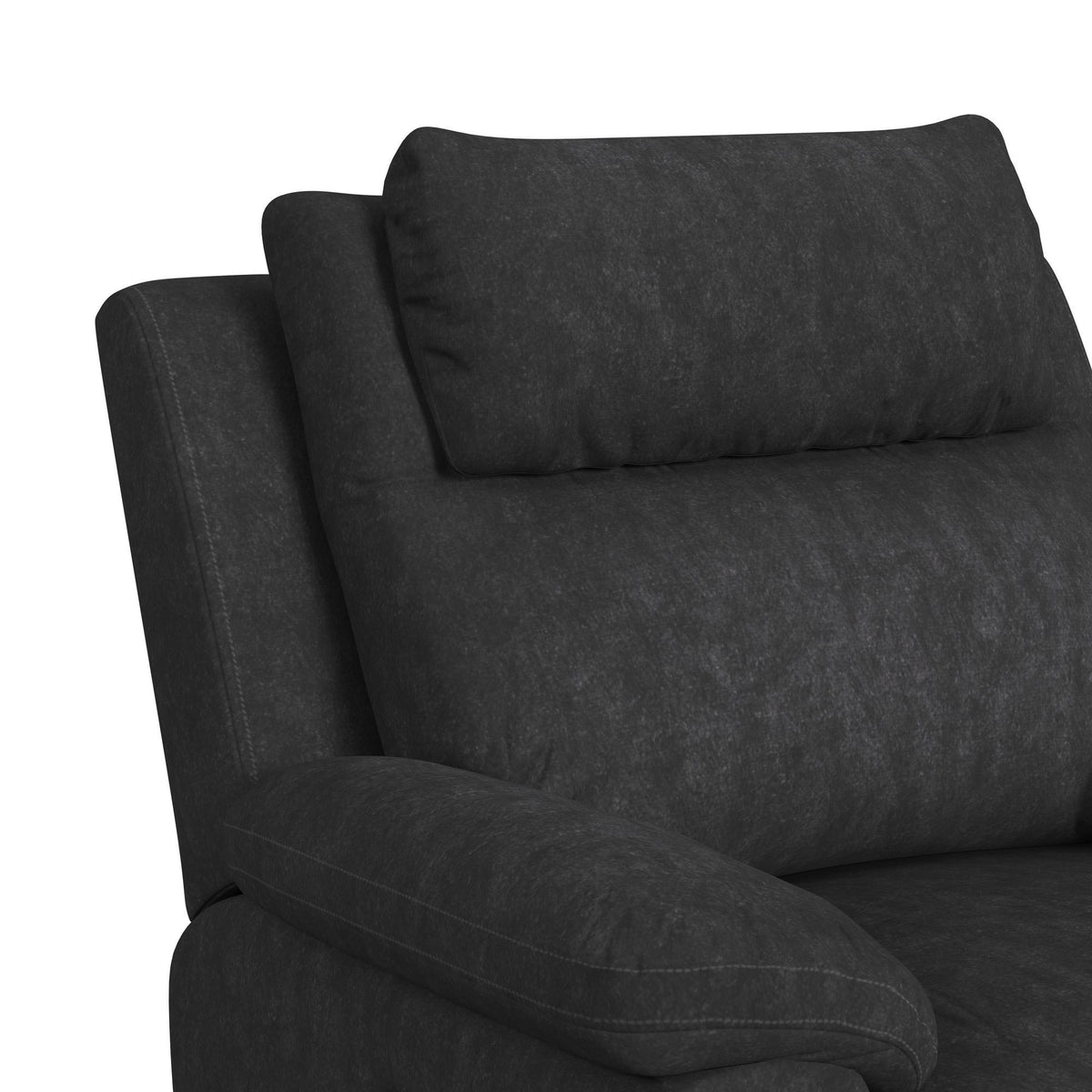 Regal P2 Recliner, Zero Gravity, Memory Foam in Explore Charcoal by Elements International, view 4