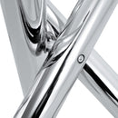 Large Modern Simple Rectangular Glass Dining Table for 6-8 People with 0.39-inch white imitation marble desktop and Silver Metal Legs for Kitchen Dining Living Room Meeting Room Banquet Hall 1538