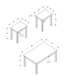 Table Set, Coffee, End, Side, Accent For Living Room, Transitional (Set of 3) - Oak