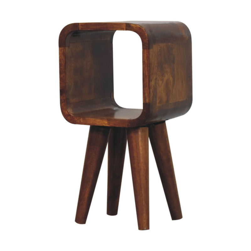 Minimalist Open Curved Nightstand