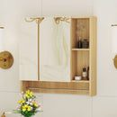 Wall Mounted Bathroom Storage Medicine Cabinet Cabinet With Mirror Door